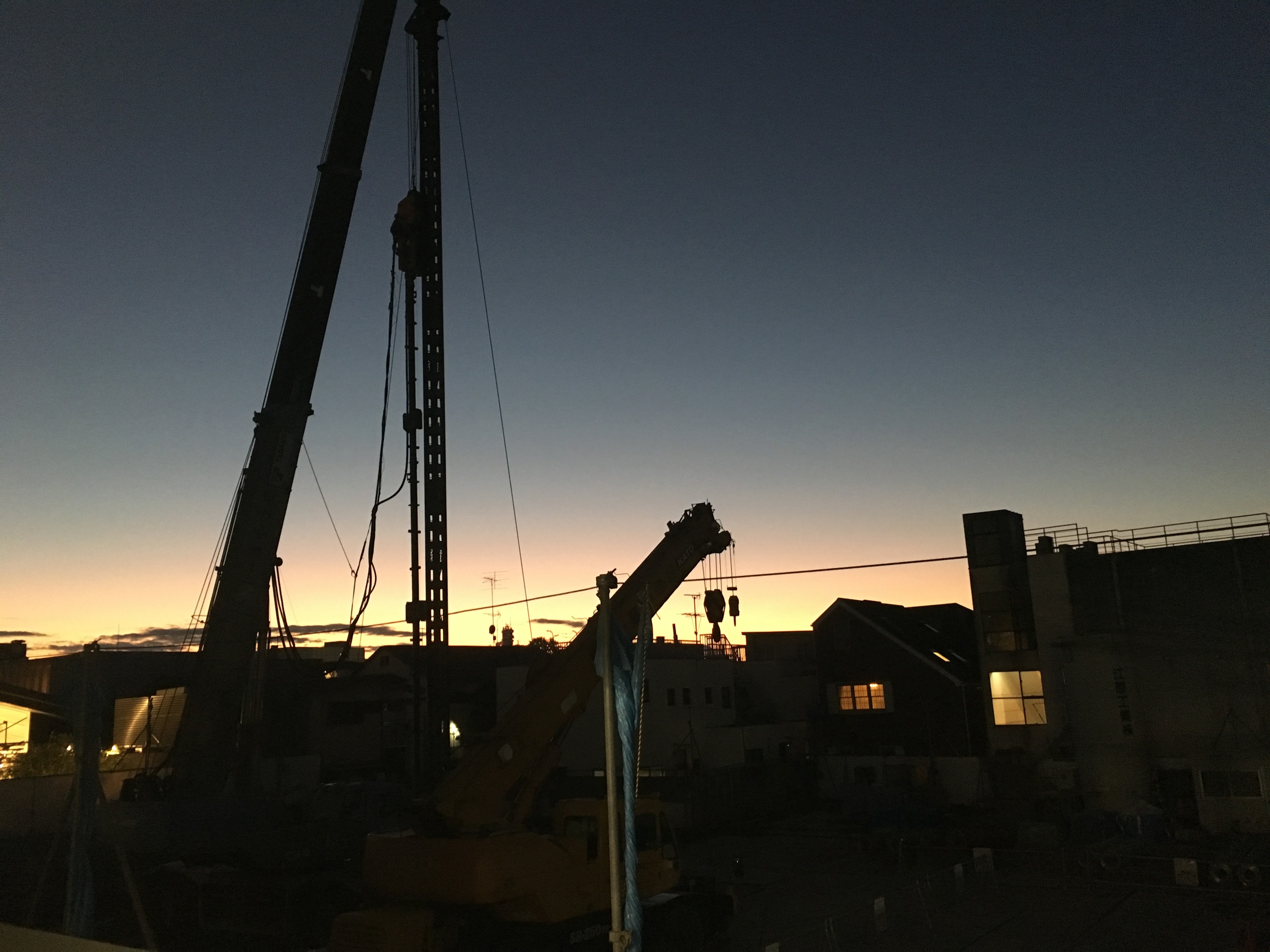 夕日